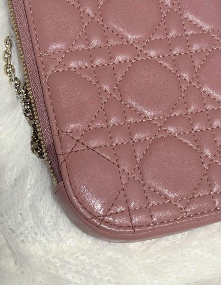 Lady Dior フォンホルダー ピンク 正規品 箱付き
