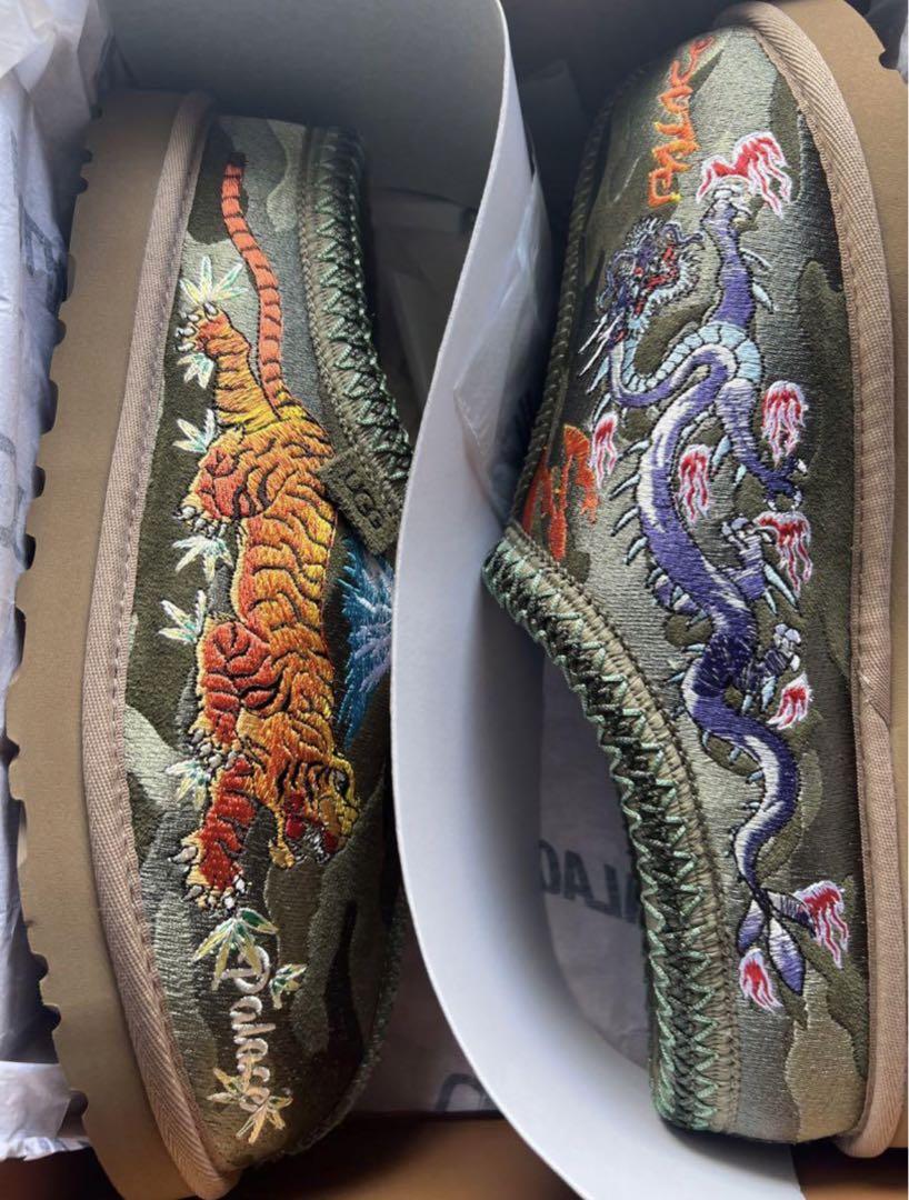 靴 PALACE UGG Tasman Slipper Olive camo 28