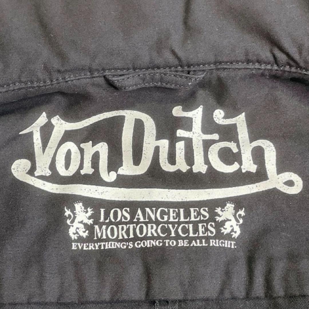 Von Dutch ボンダッチ ミリタリージャケット L ブラック Y2K