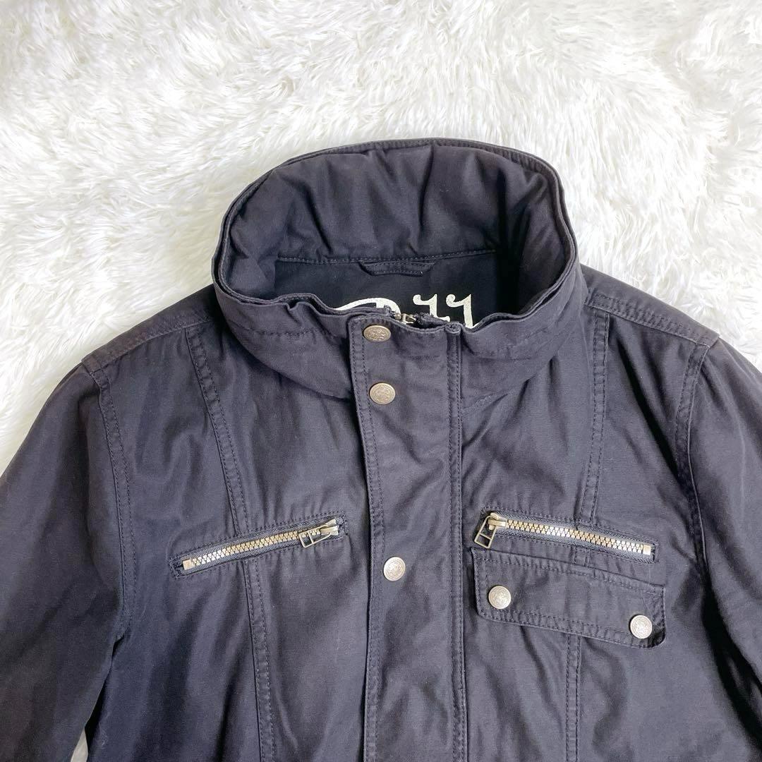 Von Dutch ボンダッチ ミリタリージャケット L ブラック Y2K