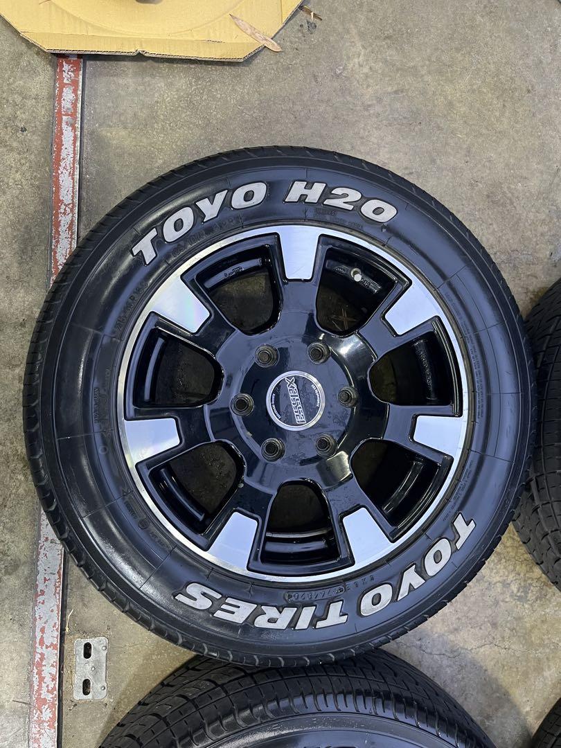 essex 16インチアルミホイールタイヤホワイトレタータイヤ H20 TOYO