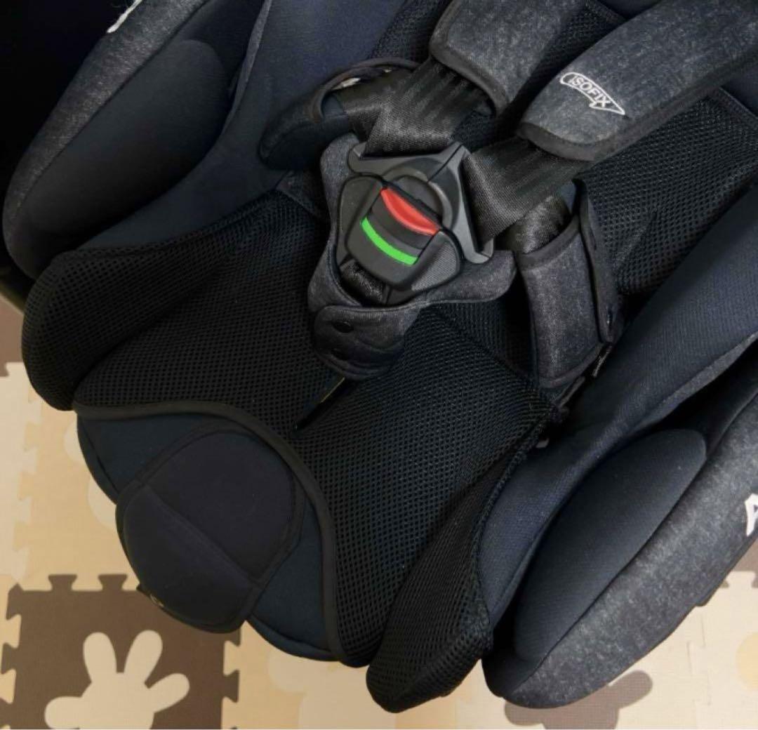 【☆美品☆】アップリカ☆チャイルドシート☆フラディアグロウisofix☆ブラック