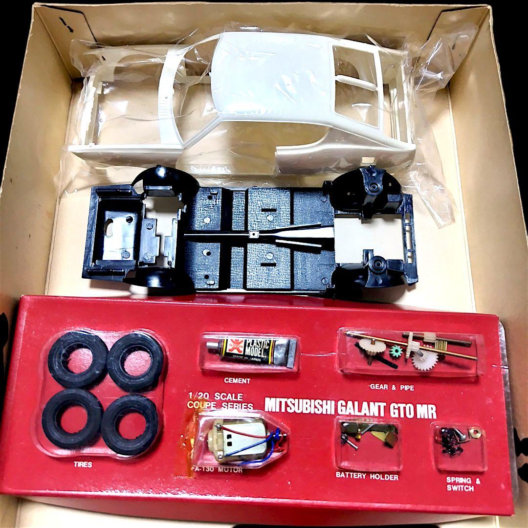 未組立 BANDAI 三菱 ギャラン GTO MR 45年型 1/20 バンダイ