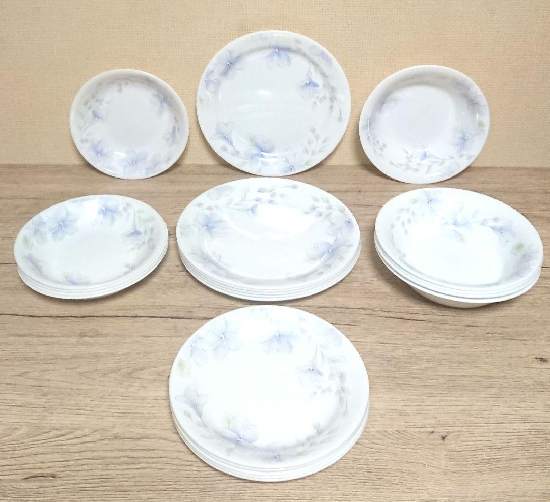 CORELLE コレール 大小プレート ボウル サラダボウル 深皿 各5セット