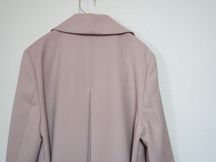 豊富な低価 美品 2 PINK 6VBEr-m90205365946 JUSGLITTY ダブルロングチェスターコート 最新作得価