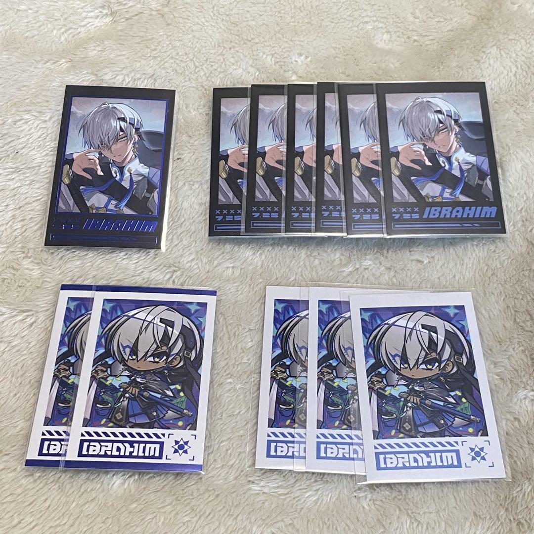 バラ売り⭕️ にじさんじ バトルモードタイプ ランダムチェキ風カード イブラヒム
