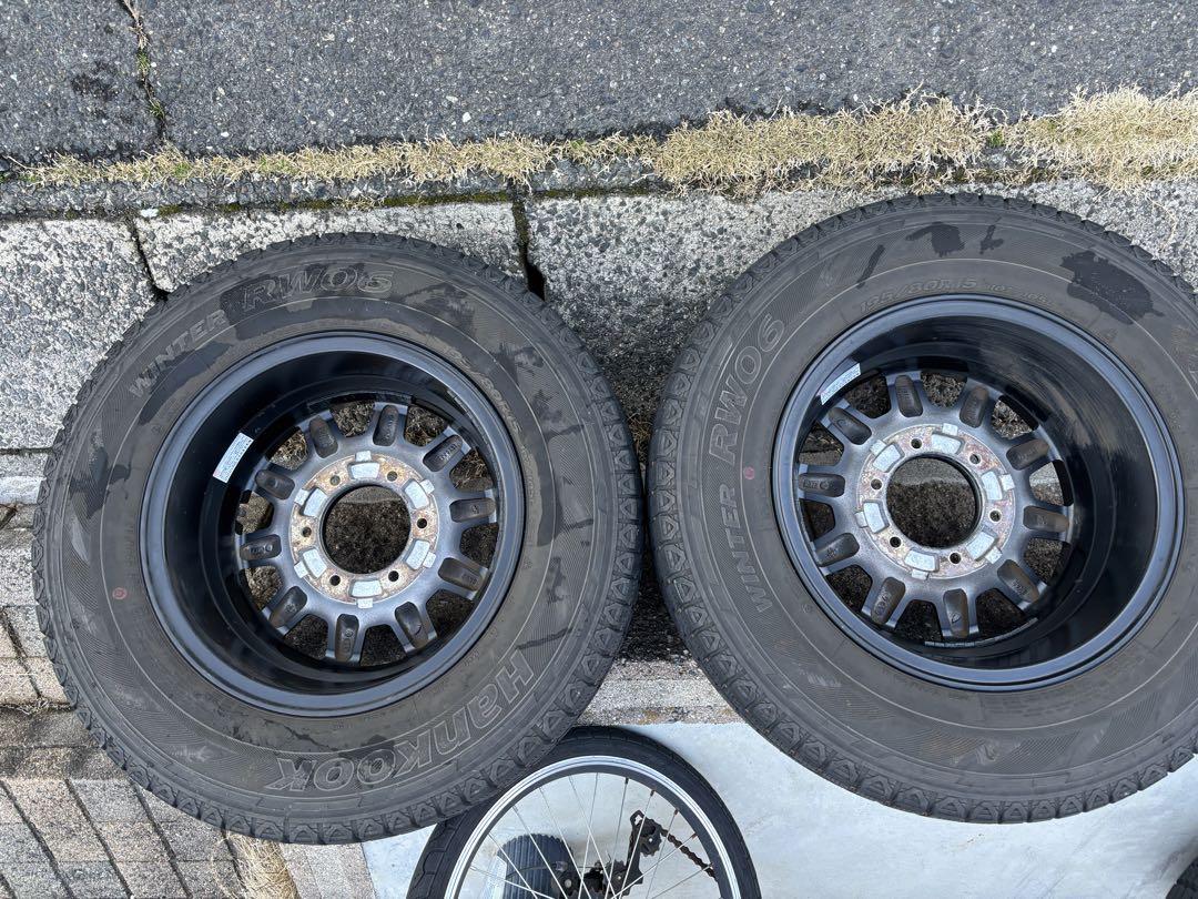 郵送買取 新品5台以上送料無料キャンペーン中！！  ホイールセット ハイエース用 KYOHO 車検対応 195/80R15 弍百式 タイヤ・ホイール