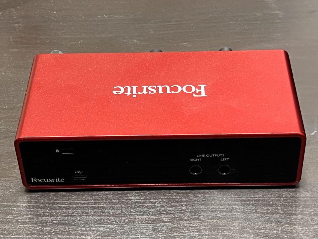 Saki　Focusrite Scarlett 2i2 3rd Gen