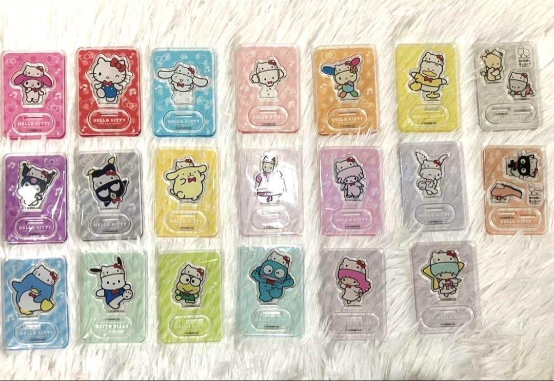 HELLO KITTY 50周年 アクリルスタンド 全20種類 コンプリート