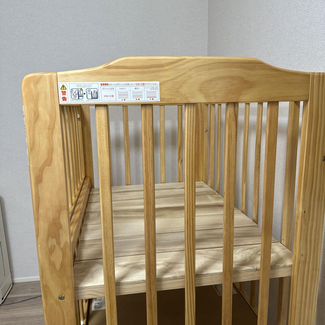 KATOJI（カトージ）　ハイシートミニベッド （ナチュラル）