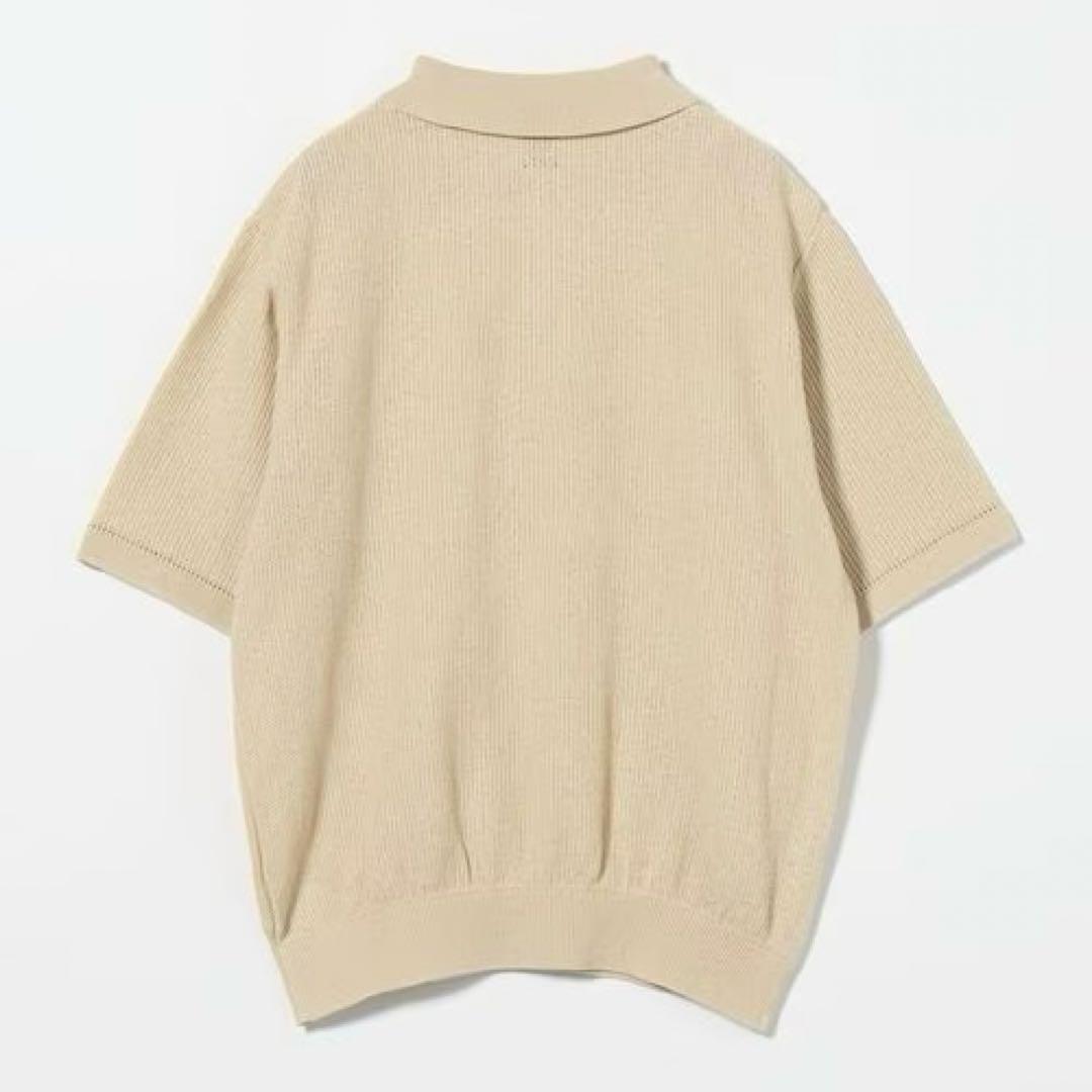 新品 BATONERバトナー ショートスリーブサマーニットポロシャツ