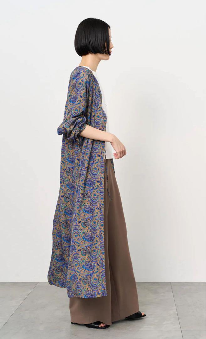 SOÉJU ペイズリー柄 ロングシャツワンピース TALL - メルカリ