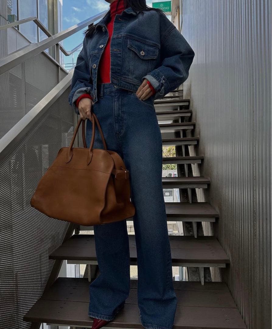 Ameri VINTAGE HIGH WAIST LOOSE DENIM 新品 | caesaulavirtual.com