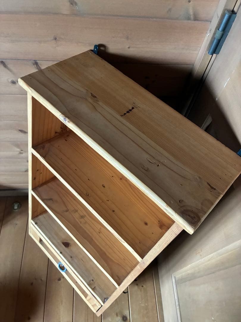 木製ラック 3段 引き出し付き ナチュラルウッド - メルカリ 木製ラック 3段 引き出し付き ナチュラルウッド - メルカリ