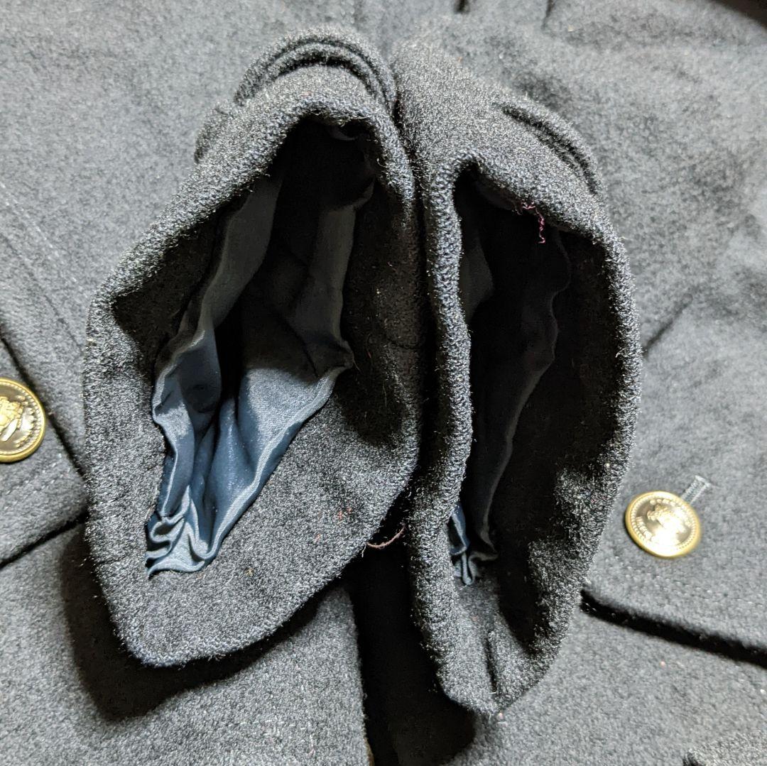 してありま ♦バーバリー コートS 36紺色 匿名配送 M7SYa-m90221110947 ブルーレーベル BURBERRY ジャンク