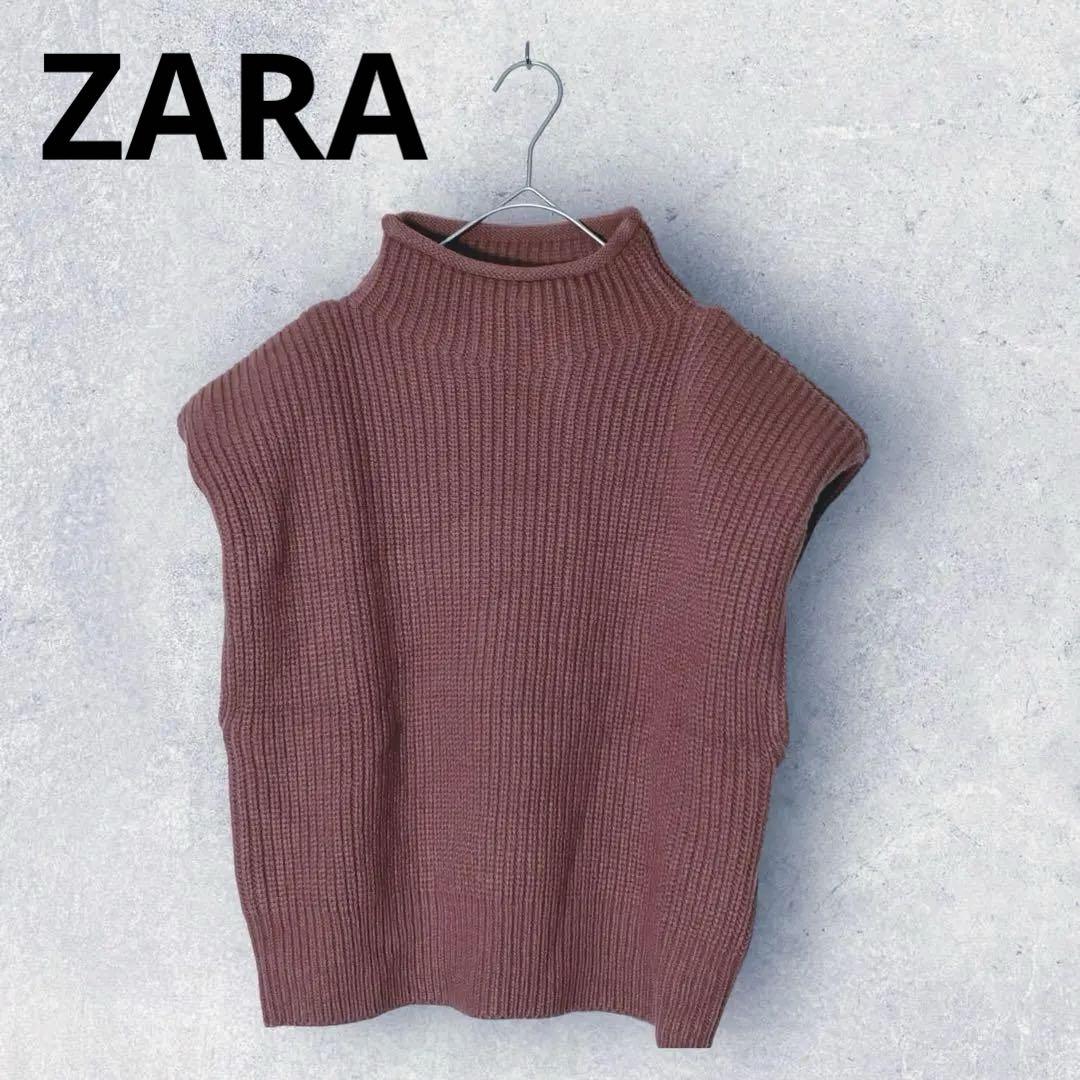 ZARA ハイネックパフベスト （パフ ベスト - ブラック | ZARA
