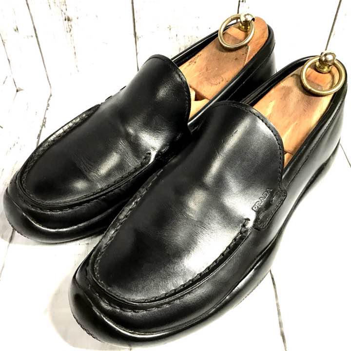 【PRADA】163 ☆美品☆ プラダ ローファー スリッポン EU36.5
