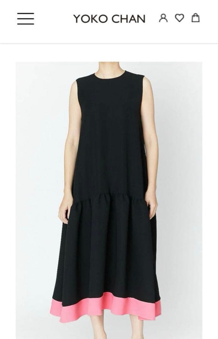 yoko chan ヘムフ ドレスM YOKOCHAN