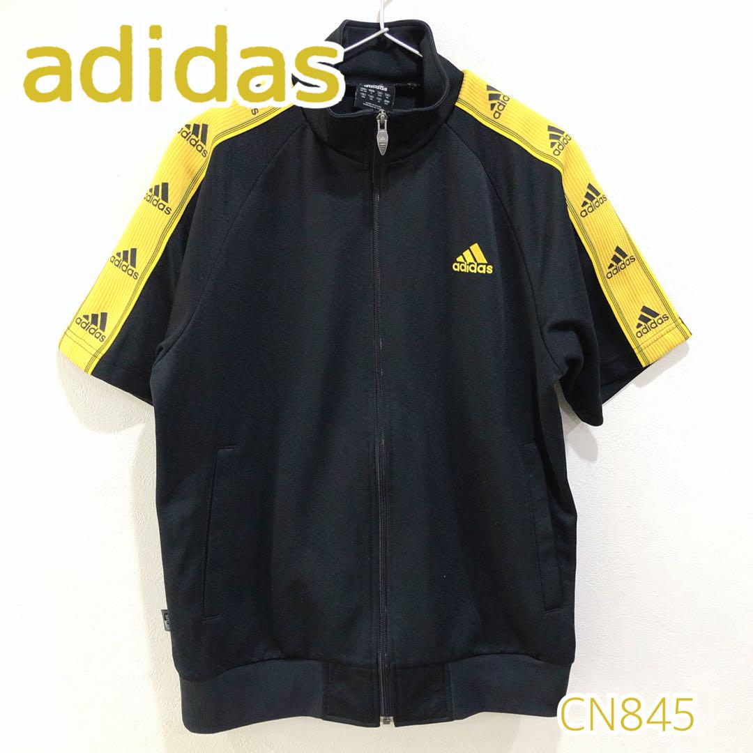 NBA ユタジャズ トラックジャケット アディダス 古着 刺繍ロゴ ブラック M adidas - 80s⭐️adidasトラックジャケットL 刺繍ロゴ vintage