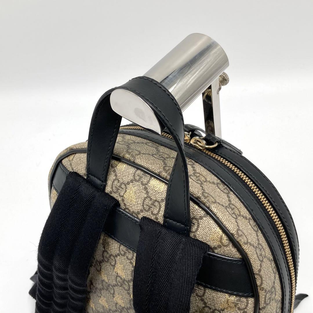 グッチ✨GUCCI リュック GGスプリーム ビー 蜂 レザー 本革