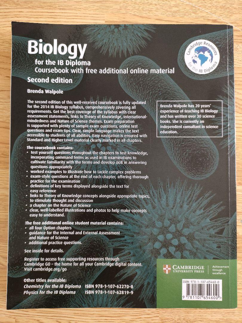 健康・医学 Biology for the IB Diploma