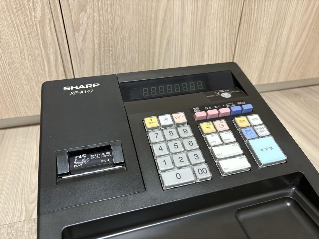 美品】SHARP XE-A147 電子レジスタ シャープ - メルカリ