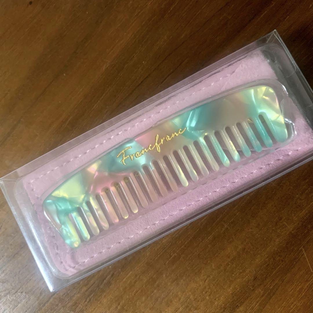 Franfran コンパクトコーム S サイズ ポーチ付き
