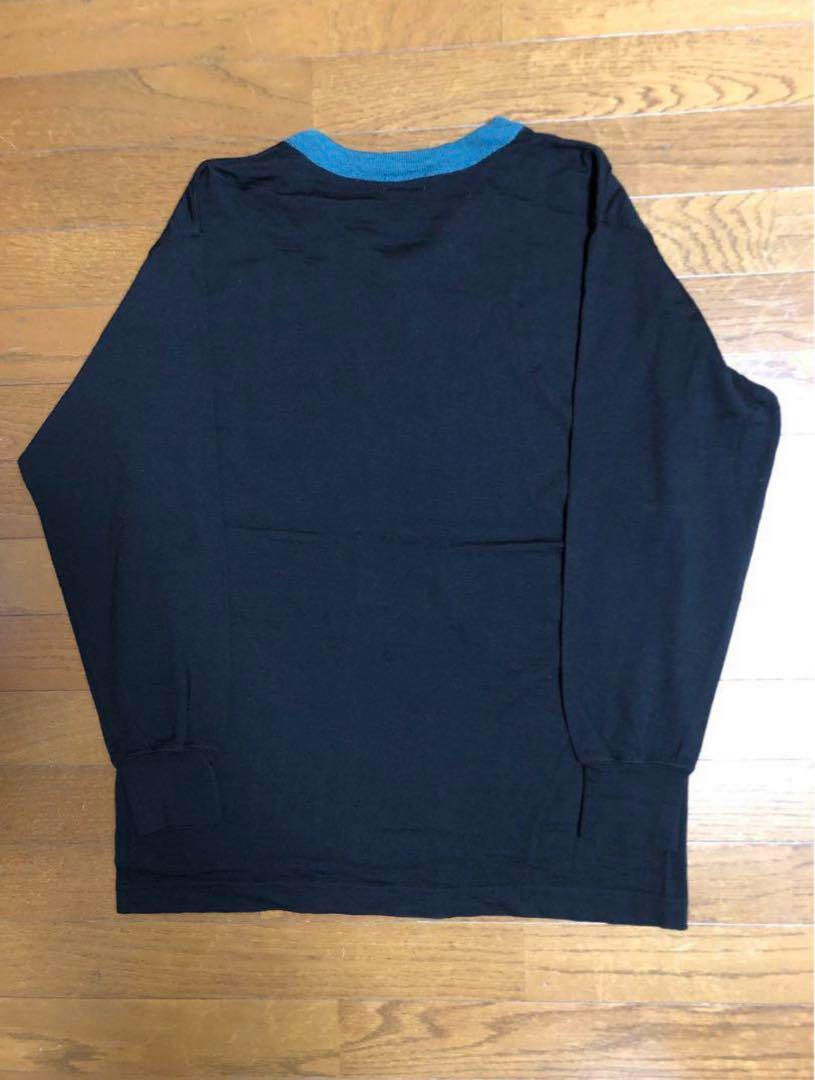 90s COMME des GARÇONS HOMME Vネックニット 黒 - メルカリ