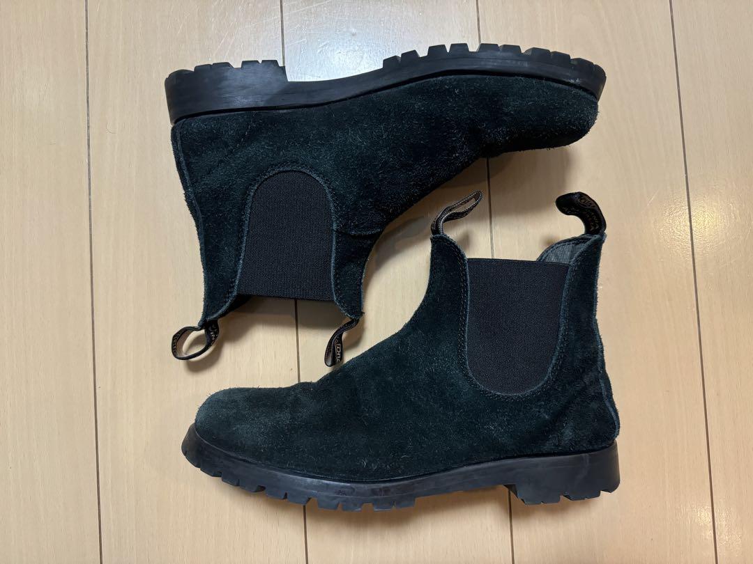 Blundstone 　サイドゴアブーツ　Black スウェード　ビブラムソール