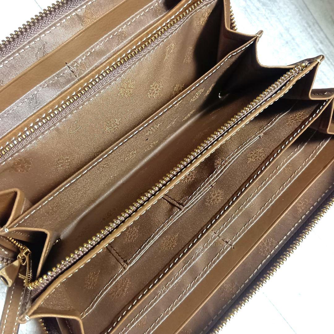 新品・未使用品】DaKotaダコタ牛革ラウンドファスナー長財布