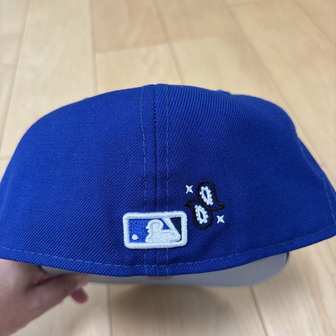 New Era 59FIFTY 青 バンダナ刺繍キャップ 7 1/2 - メルカリ