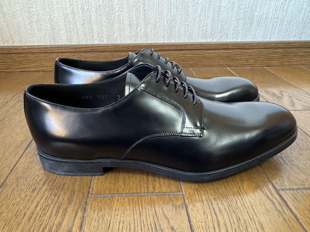 【未使用品】PRADA プレーントゥドレスシューズ 26cm