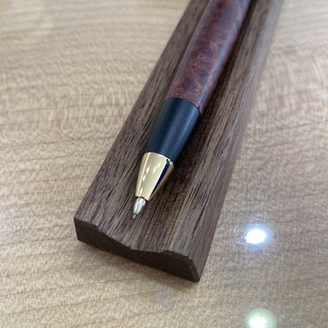 あけぼの工房　花梨瘤杢（極上）　シャープペン0.5mm