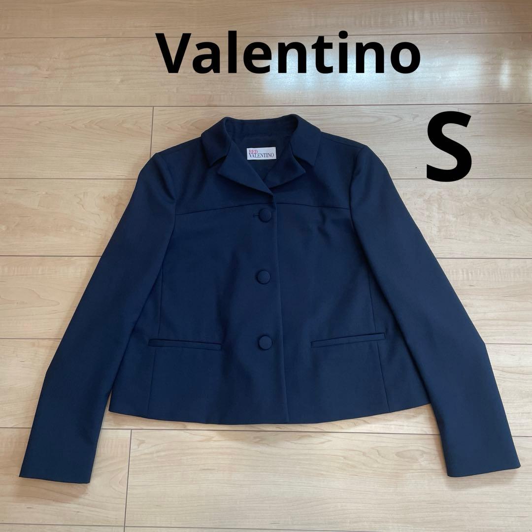 【美品】レッドバレンチノ　ジャケット 40 ネイビーSサイズ　お受験