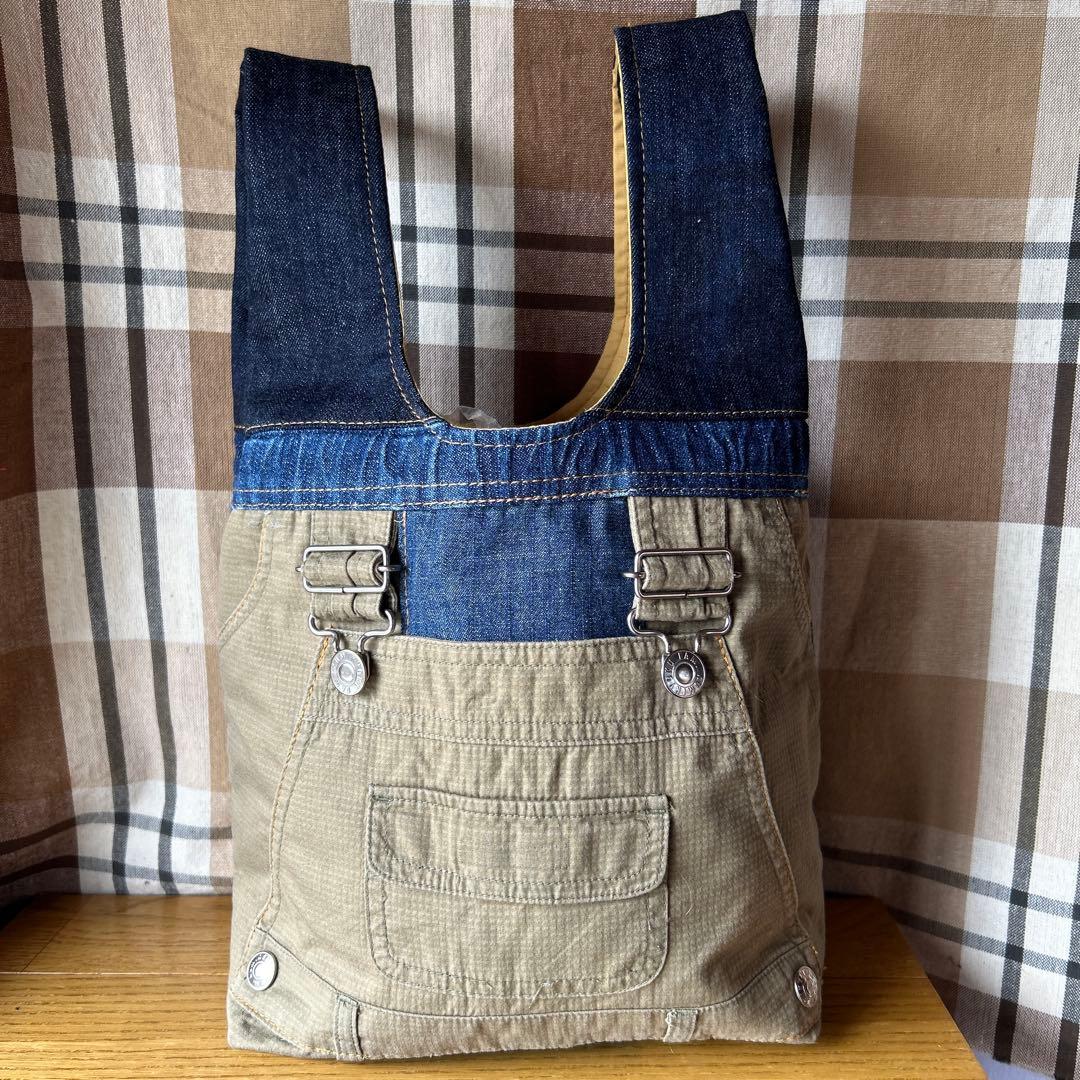 デニムリメイクバッグマルシェバッグサブバッグ