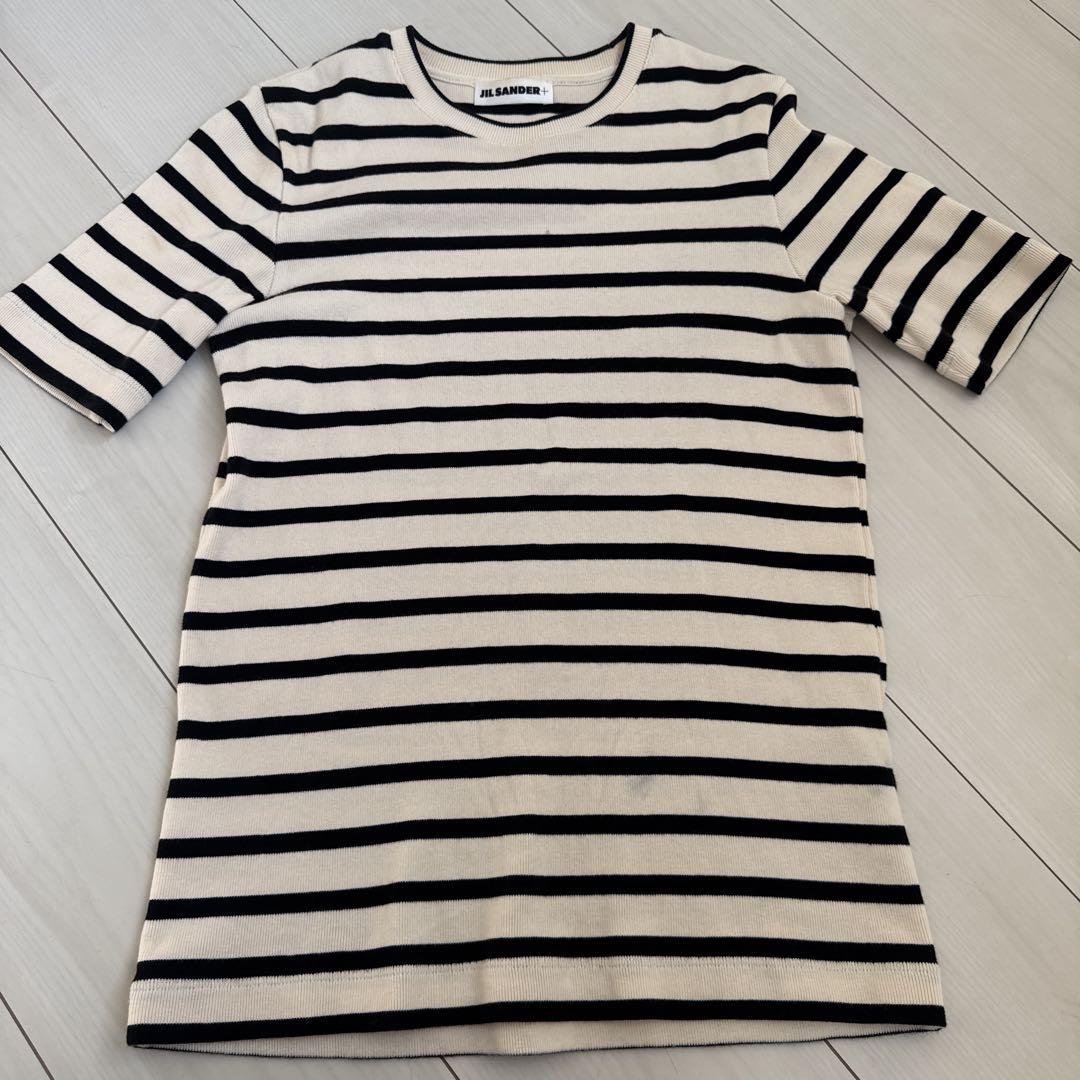 JIL SANDER ストライプ ボーダー半袖Tシャツ