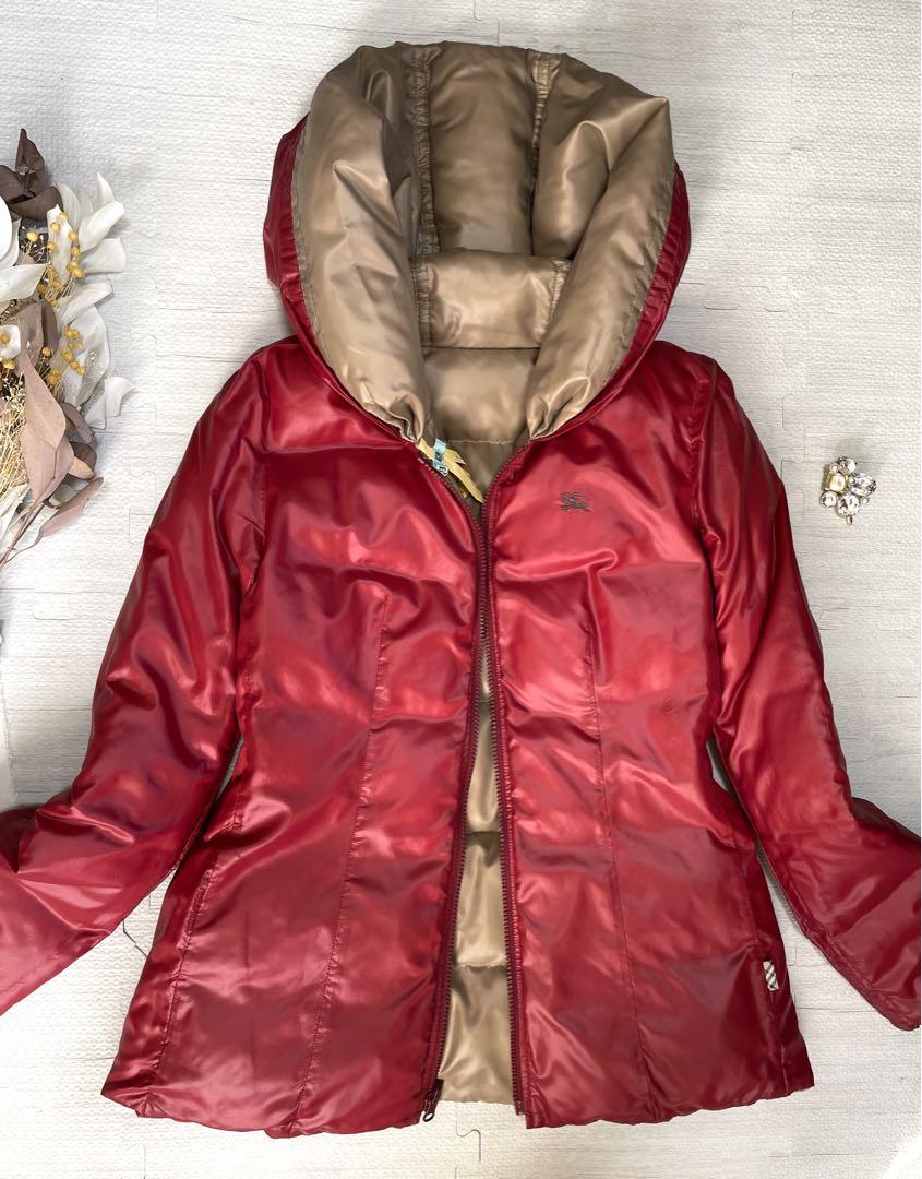 Burberryブルーレーベル　リバーシブル ダウンジャケット　コート（S）