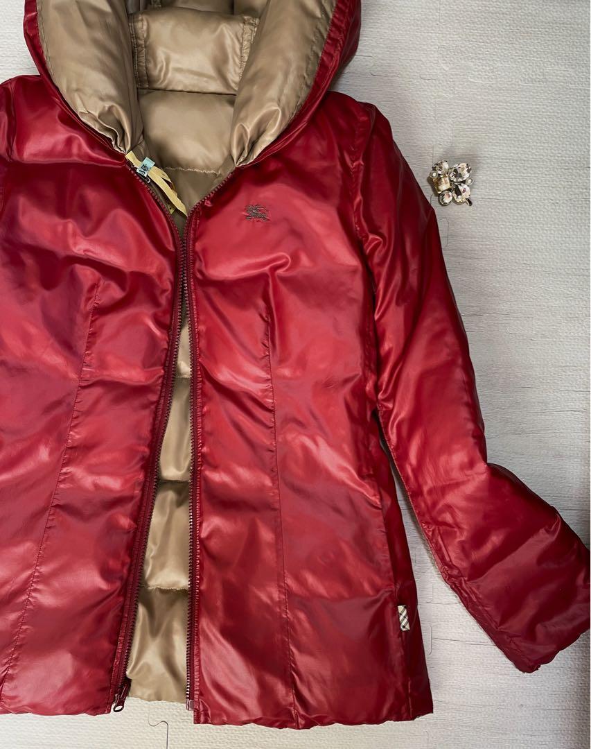 Burberryブルーレーベル　リバーシブル ダウンジャケット　コート（S）