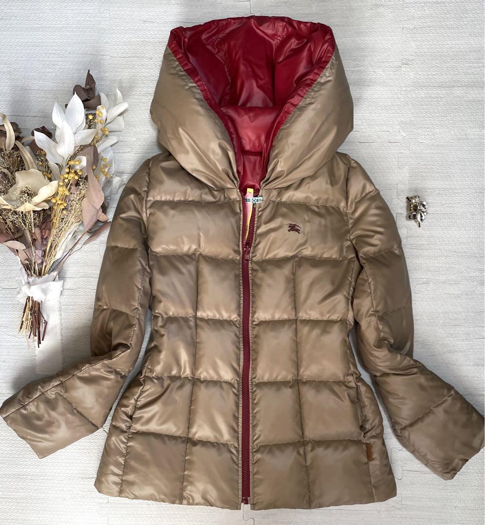 Burberryブルーレーベル　リバーシブル ダウンジャケット　コート（S）