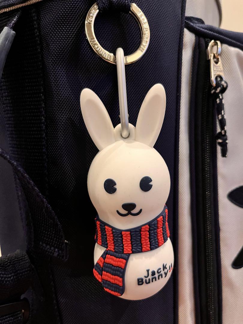 ジャックバニー キャディバッグ スタンド付き ネイビー✖️グレー