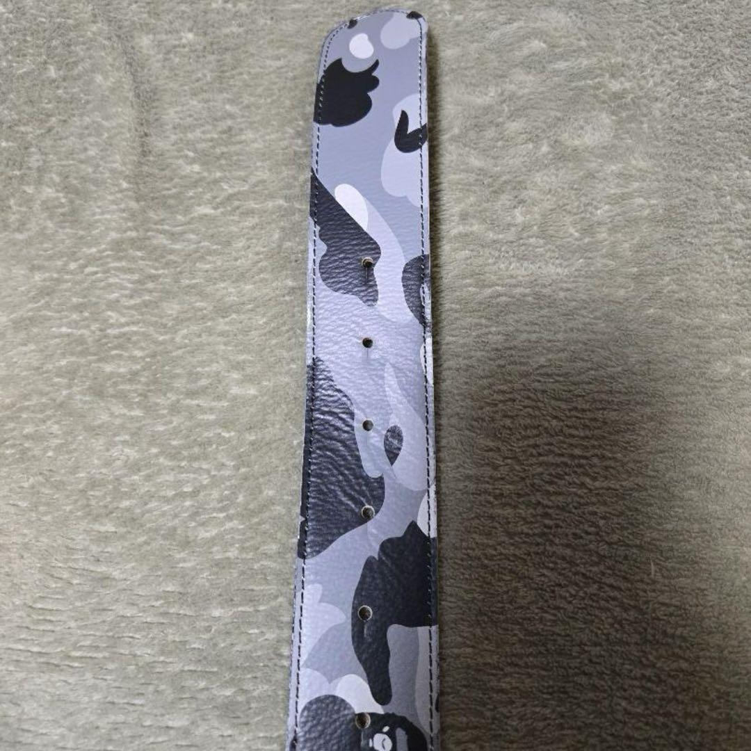 A BATHING APE　バックルベルト　カモフラ エイプ　BAPE