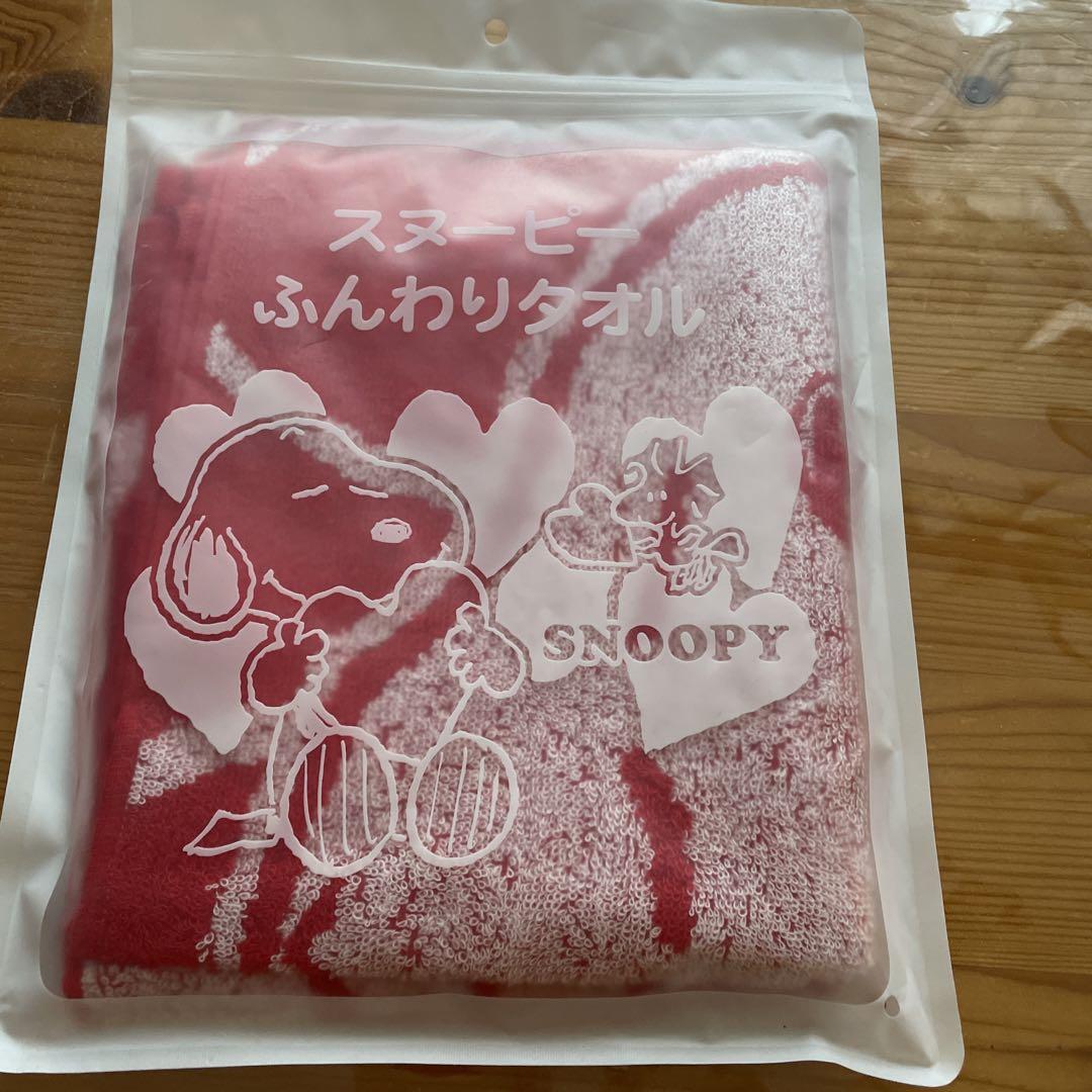 新品未使用 ローソン スヌーピーふんわりタオル - メルカリ