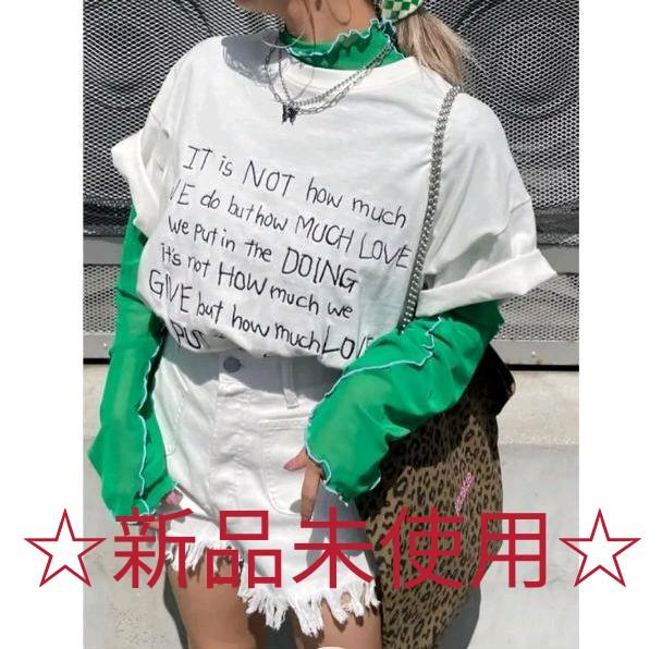 ☆新品未使用☆jouetie グランジロゴBIG Tシャツ☆早い者勝ち!