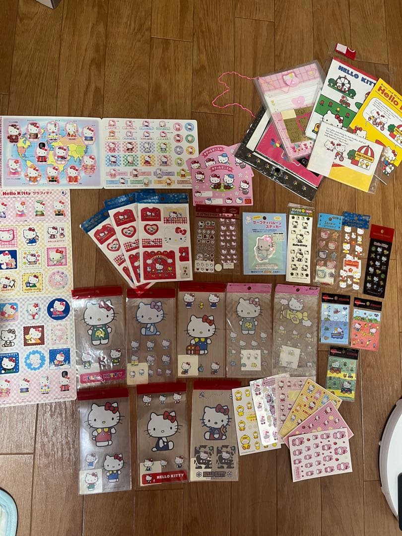 HELLO KITTY シール、レターセット