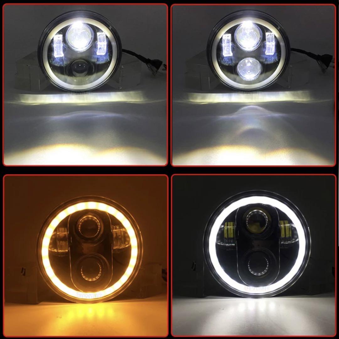 ハーレー　イカリング　ヘッドライト　LED 5.75インチ　XL 883 48