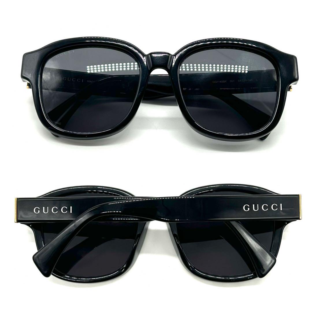 GUCCI グッチ　サングラス　UVカット　アジアンフィット　ウェリントン