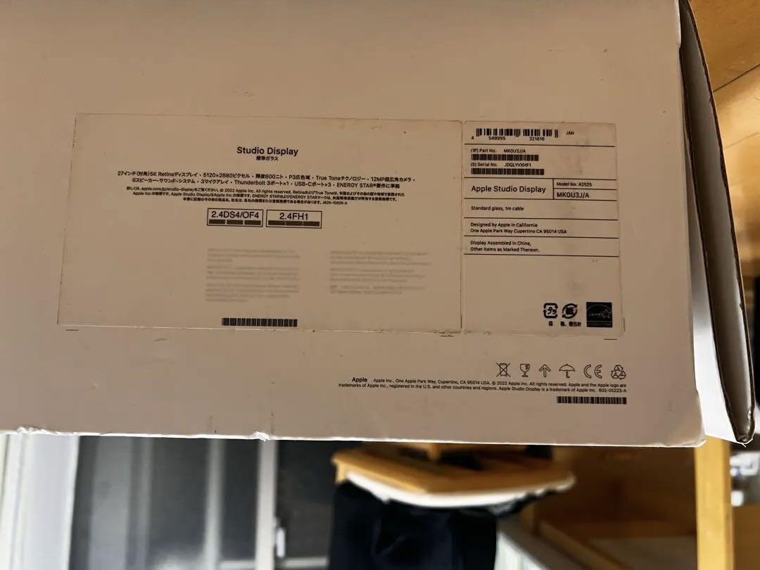 apple studio display 標準ガラス