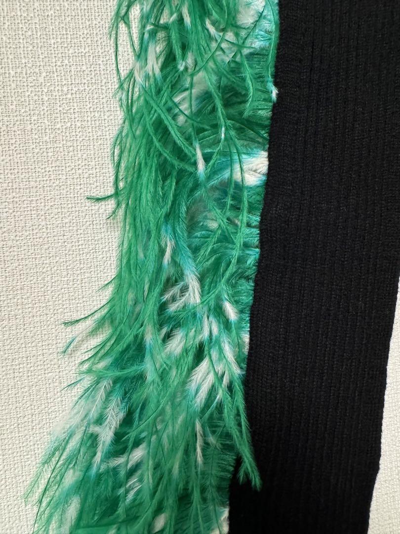 DRIES VAN NOTEN ドリスバンノッテン　フェザー　マフラー