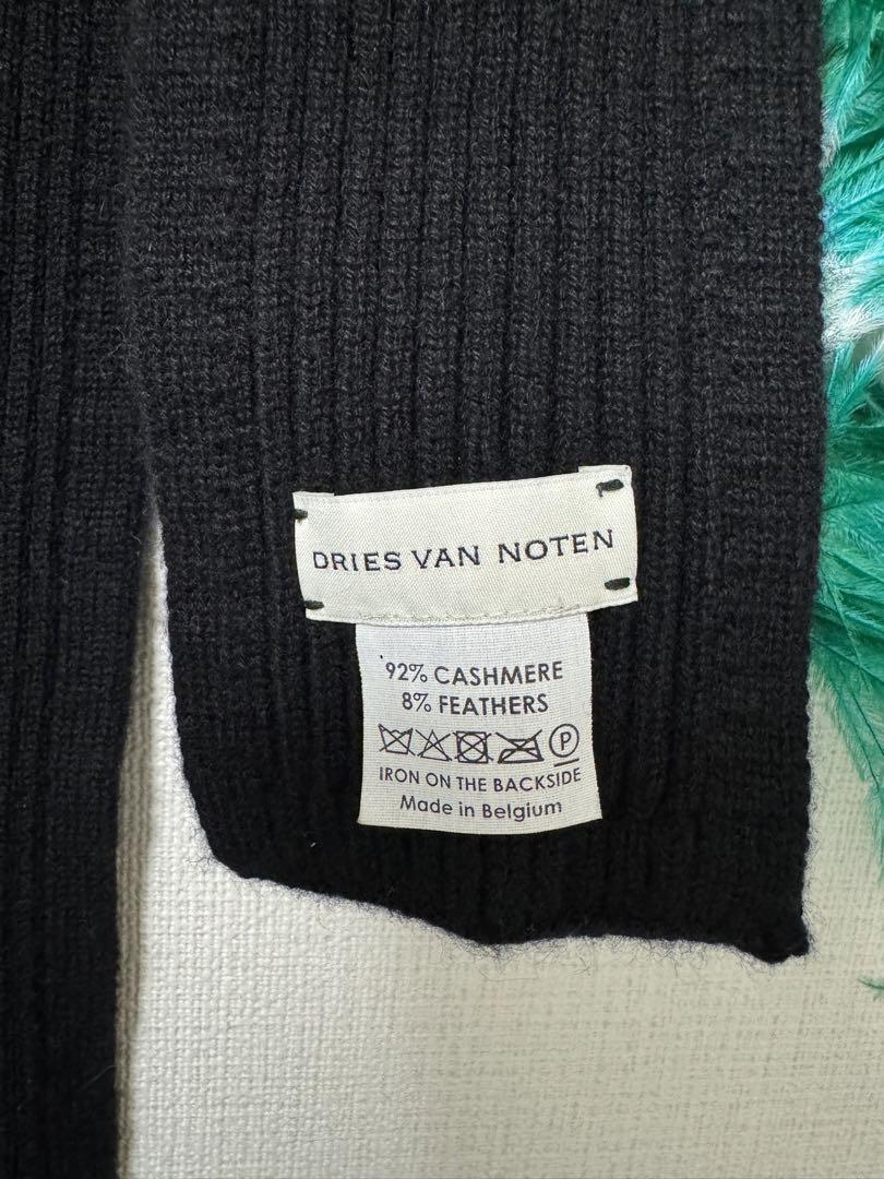 DRIES VAN NOTEN ドリスバンノッテン　フェザー　マフラー