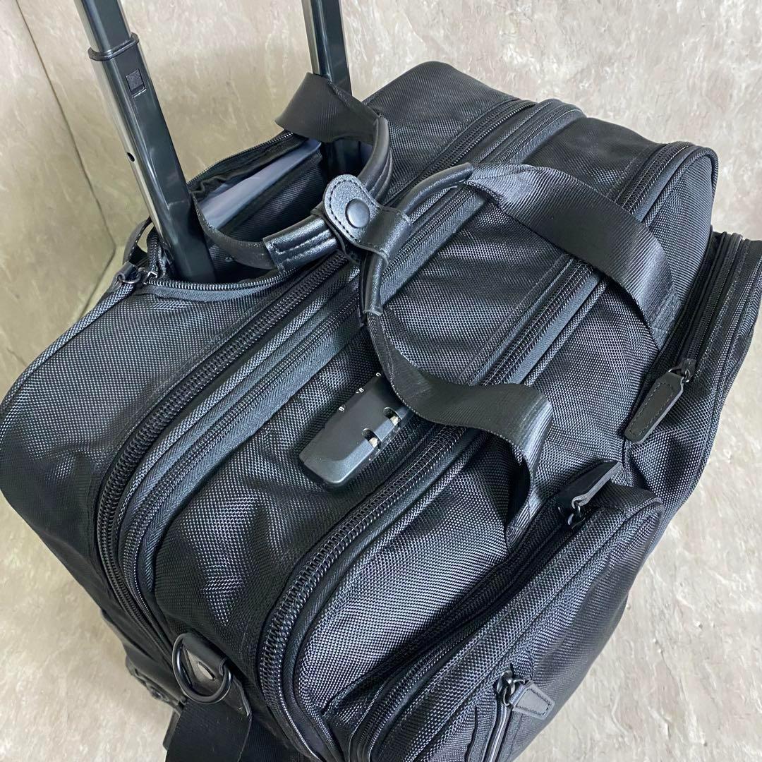 SANWA ビジネスキャリーバッグ 36L 出張 マチ拡張 2輪 トローリー